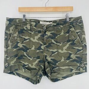 torrid Camouflage Cargo Shorts - Olive Green